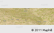 Satellite Panoramic Map of the area around 38° 36' 25" N, 102° 46' 30" W