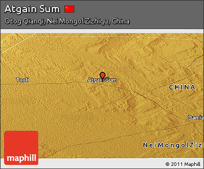 Physical Panoramic Map of Atgain Sum
