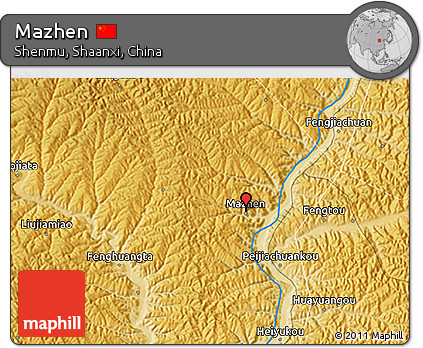 Physical 3D Map of Mazhen