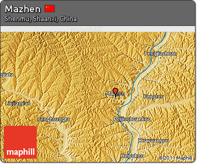 Physical 3D Map of Mazhen