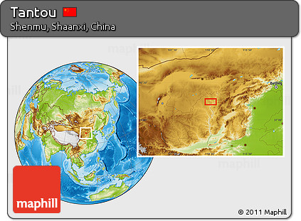 Physical Location Map of Tantou