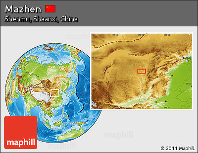 Physical Location Map of Mazhen