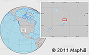 Gray Location Map of the area around 38° 36' 25" N, 110° 25' 30" W
