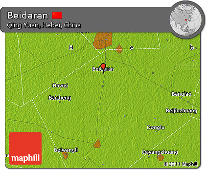 Physical Map of Beidaran