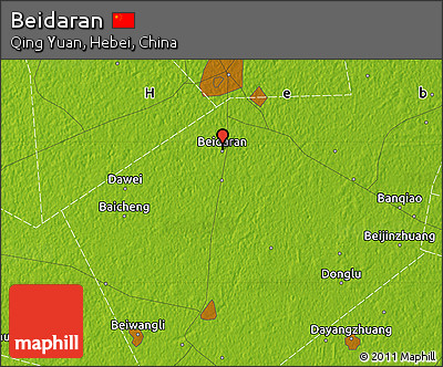 Physical Map of Beidaran
