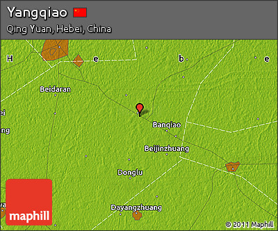 Physical Map of Yangqiao