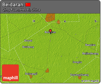 Physical Map of Beidaran