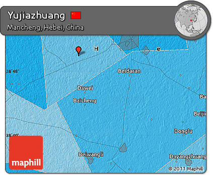 Political Map of Yujiazhuang
