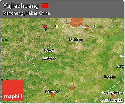 Satellite Map of Yujiazhuang