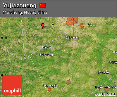 Satellite Map of Yujiazhuang