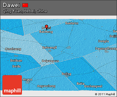 Political Panoramic Map of Dawei
