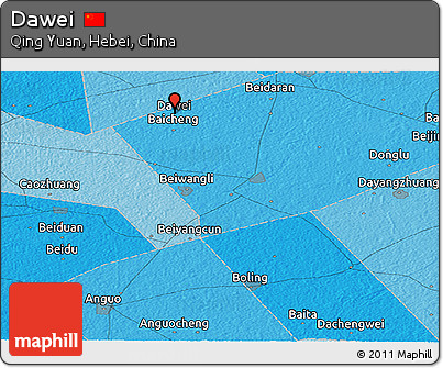 Political Panoramic Map of Dawei