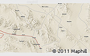 Shaded Relief 3D Map of the area around 38° 36' 25" N, 118° 4' 29" W