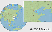 Savanna Style Location Map of the area around 38° 36' 25" N, 119° 4' 29" E