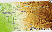 Physical 3D Map of Grizzly Flat