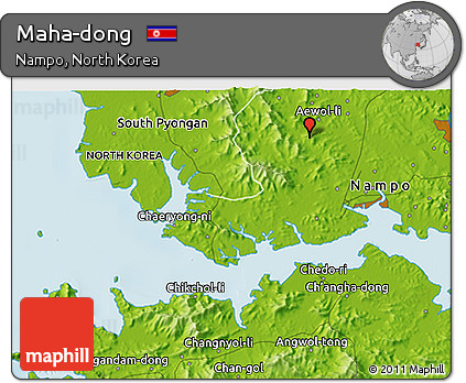 Physical 3D Map of Maha-dong