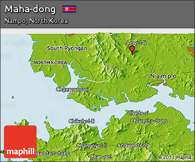 Physical 3D Map of Maha-dong