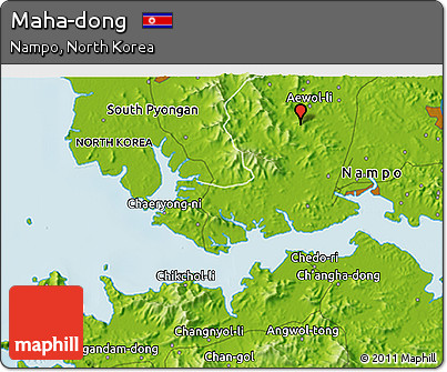 Physical 3D Map of Maha-dong