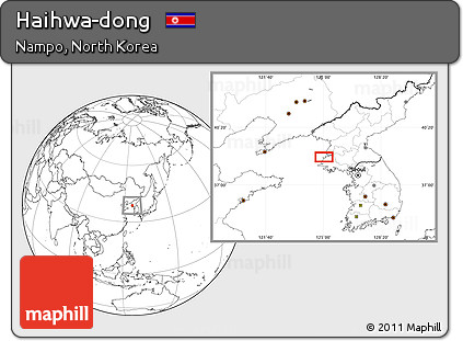Blank Location Map of Haihwa-dong