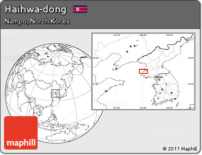 Blank Location Map of Haihwa-dong
