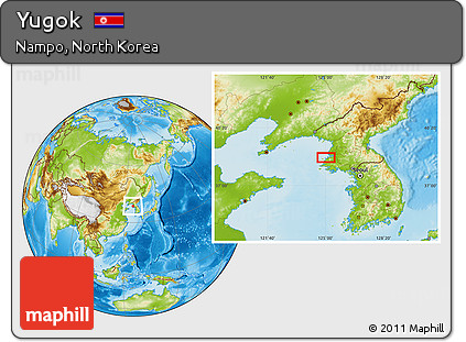 Physical Location Map of Yugok