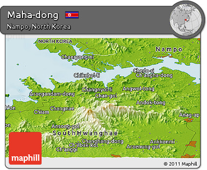 Physical Panoramic Map of Maha-dong