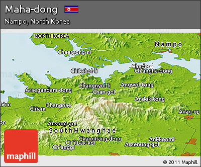 Physical Panoramic Map of Maha-dong