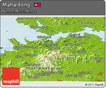 Physical Panoramic Map of Maha-dong