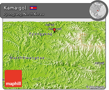 Physical 3D Map of Kama-gol