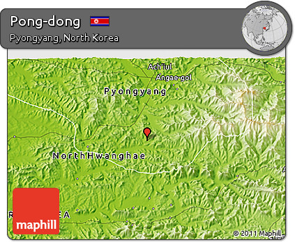 Physical 3D Map of Pong-dong