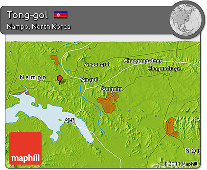 Physical 3D Map of Tong-gol