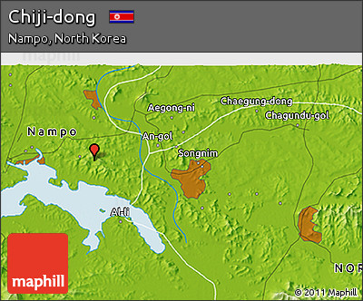Physical 3D Map of Chiji-dong