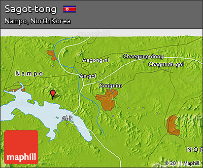 Physical 3D Map of Sagot-tong