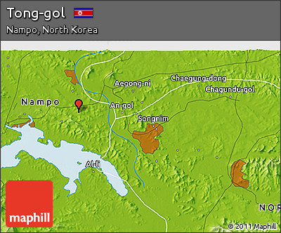 Physical 3D Map of Tong-gol