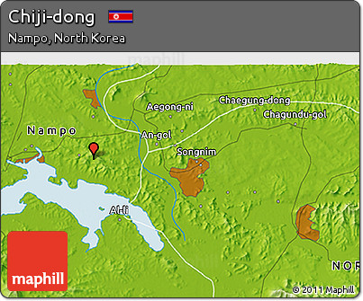 Physical 3D Map of Chiji-dong