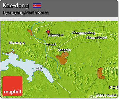 Physical 3D Map of Kae-dong