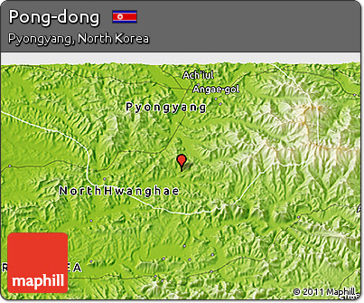 Physical 3D Map of Pong-dong