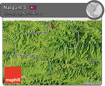 Satellite 3D Map of Nalgŭnt'ŏ