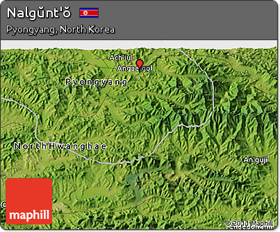 Satellite 3D Map of Nalgŭnt'ŏ