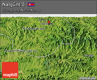 Satellite 3D Map of Nalgŭnt'ŏ