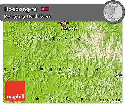 Physical Map of Hoebong-ni
