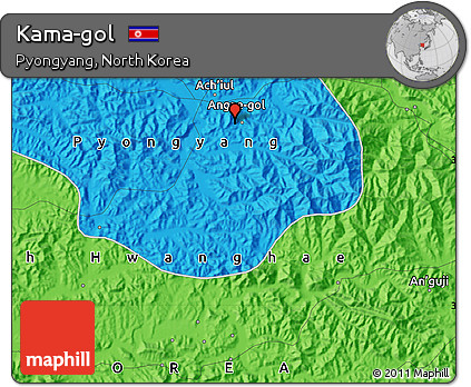 Political Map of Kama-gol