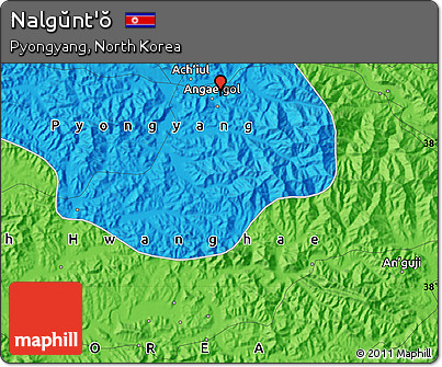 Political Map of Nalgŭnt'ŏ