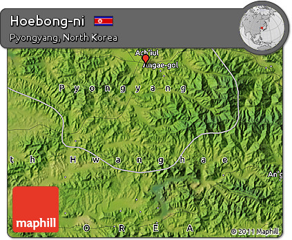 Satellite Map of Hoebong-ni