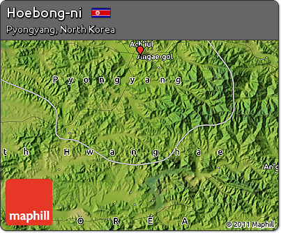 Satellite Map of Hoebong-ni