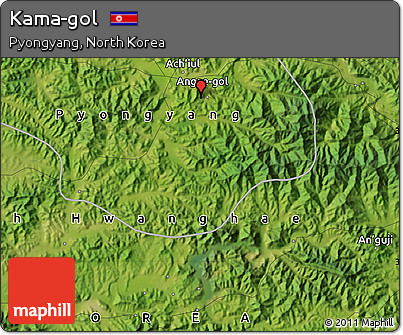Satellite Map of Kama-gol