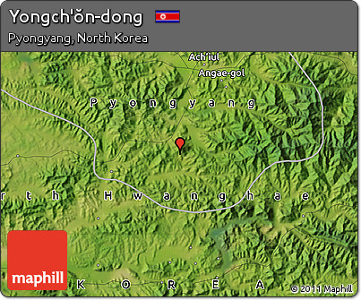 Satellite Map of Yongch'ŏn-dong