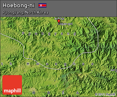Satellite Map of Hoebong-ni