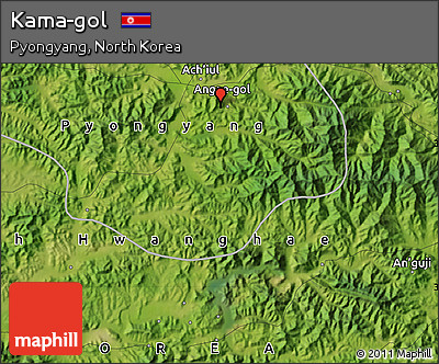 Satellite Map of Kama-gol