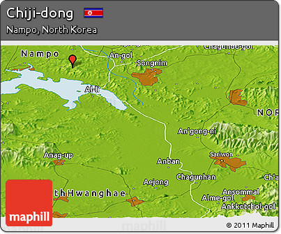 Physical Panoramic Map of Chiji-dong